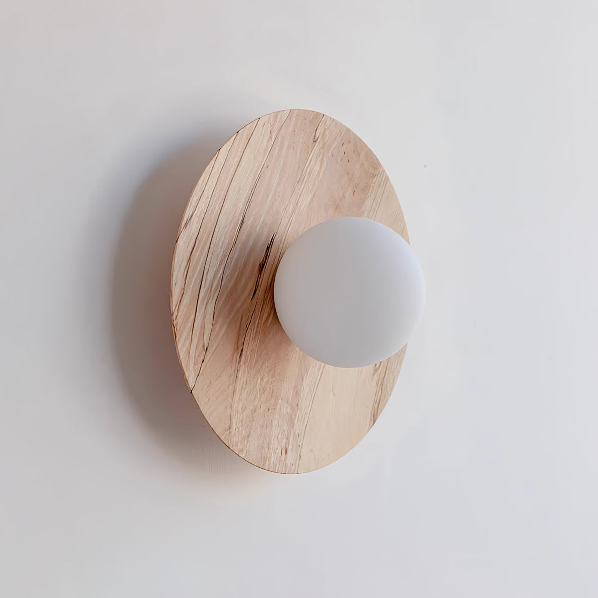 Eloza aplique de pared moderno minimalista de madera y vidrio