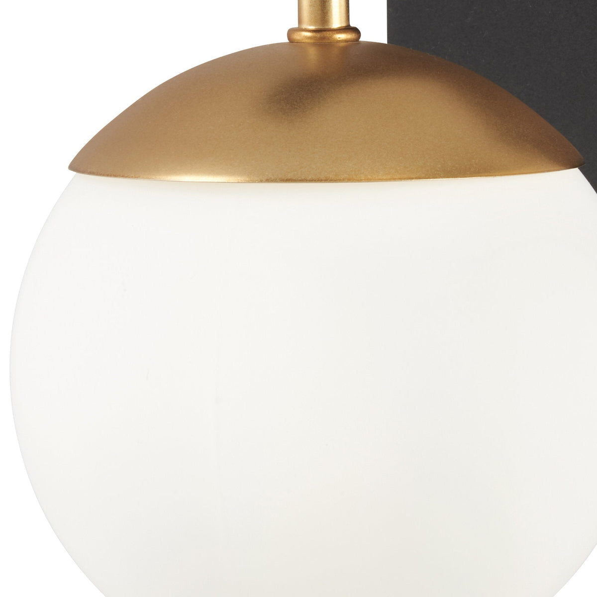 Ealior aplique de pared moderno minimalista con globo de vidrio