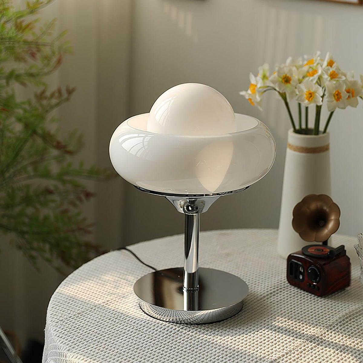 Solise lámpara de mesa de vidrio