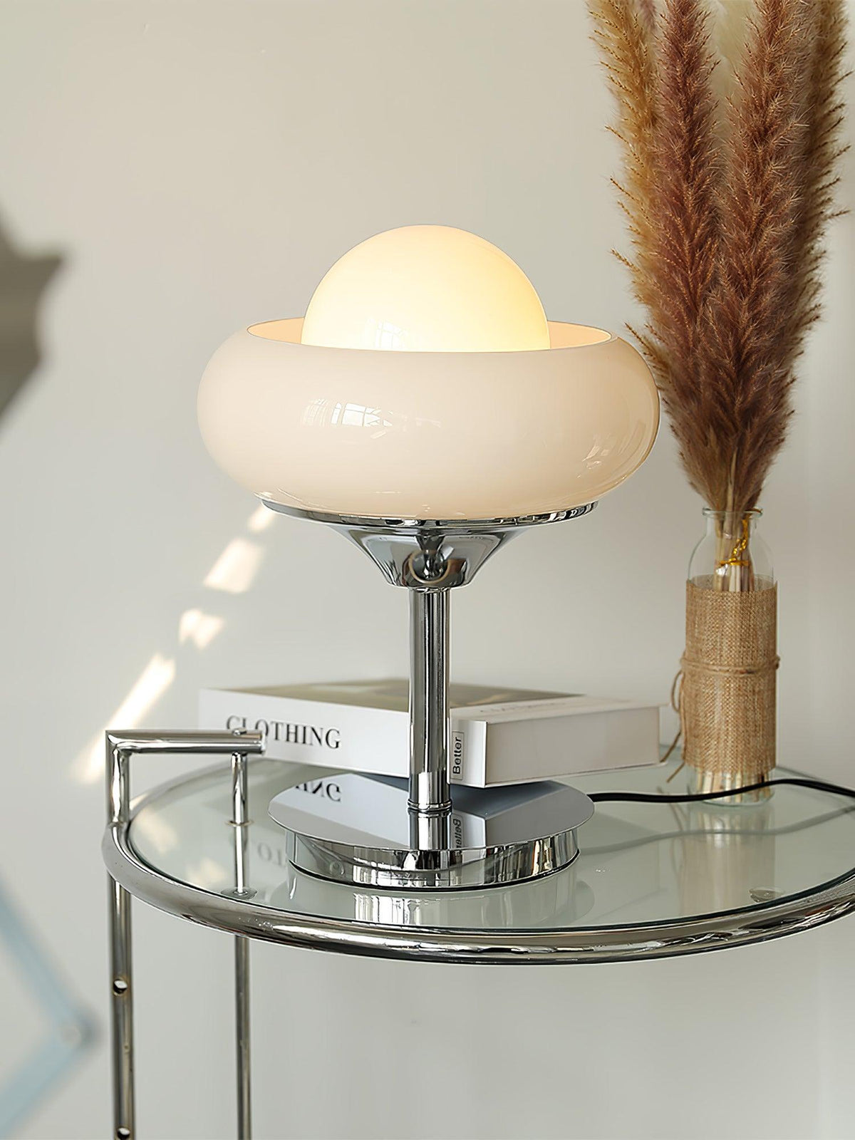 Solise lámpara de mesa de vidrio