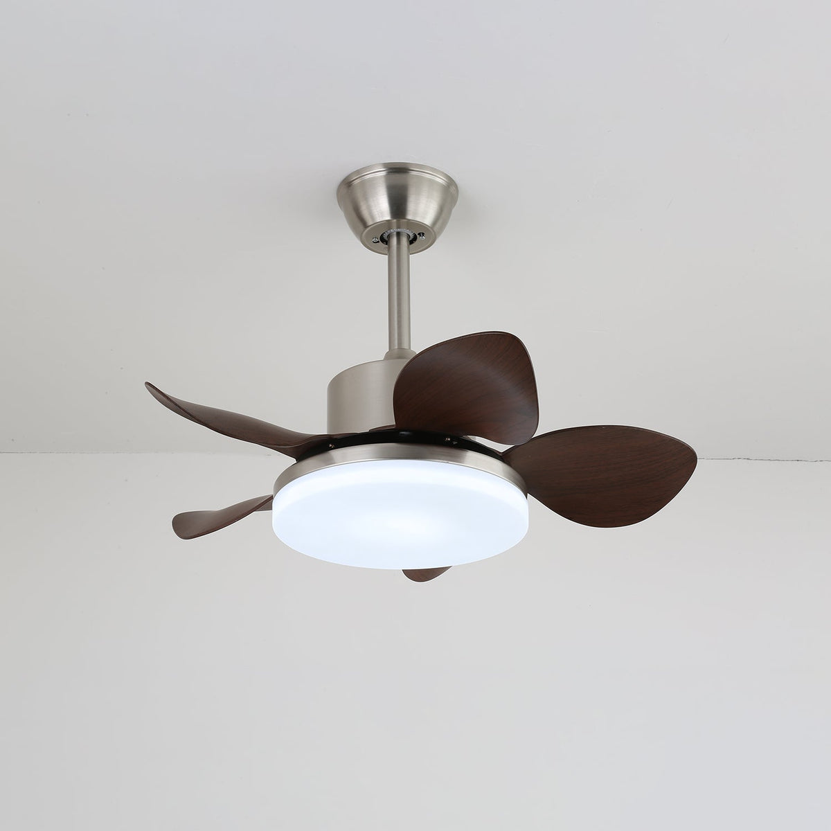 Rinelel ventilador de techo con luz de madera