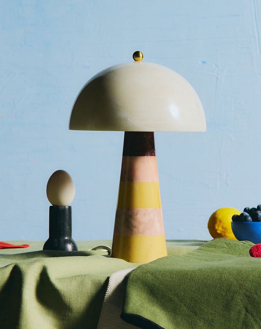 Ollie lámpara de mesa de mármol