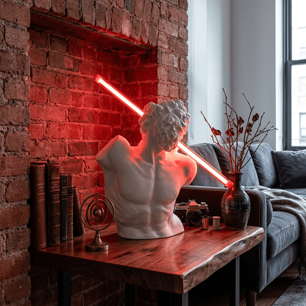Cassius lámpara de mesa escultura