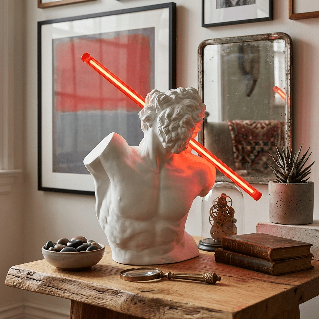 Cassius lámpara de mesa escultura