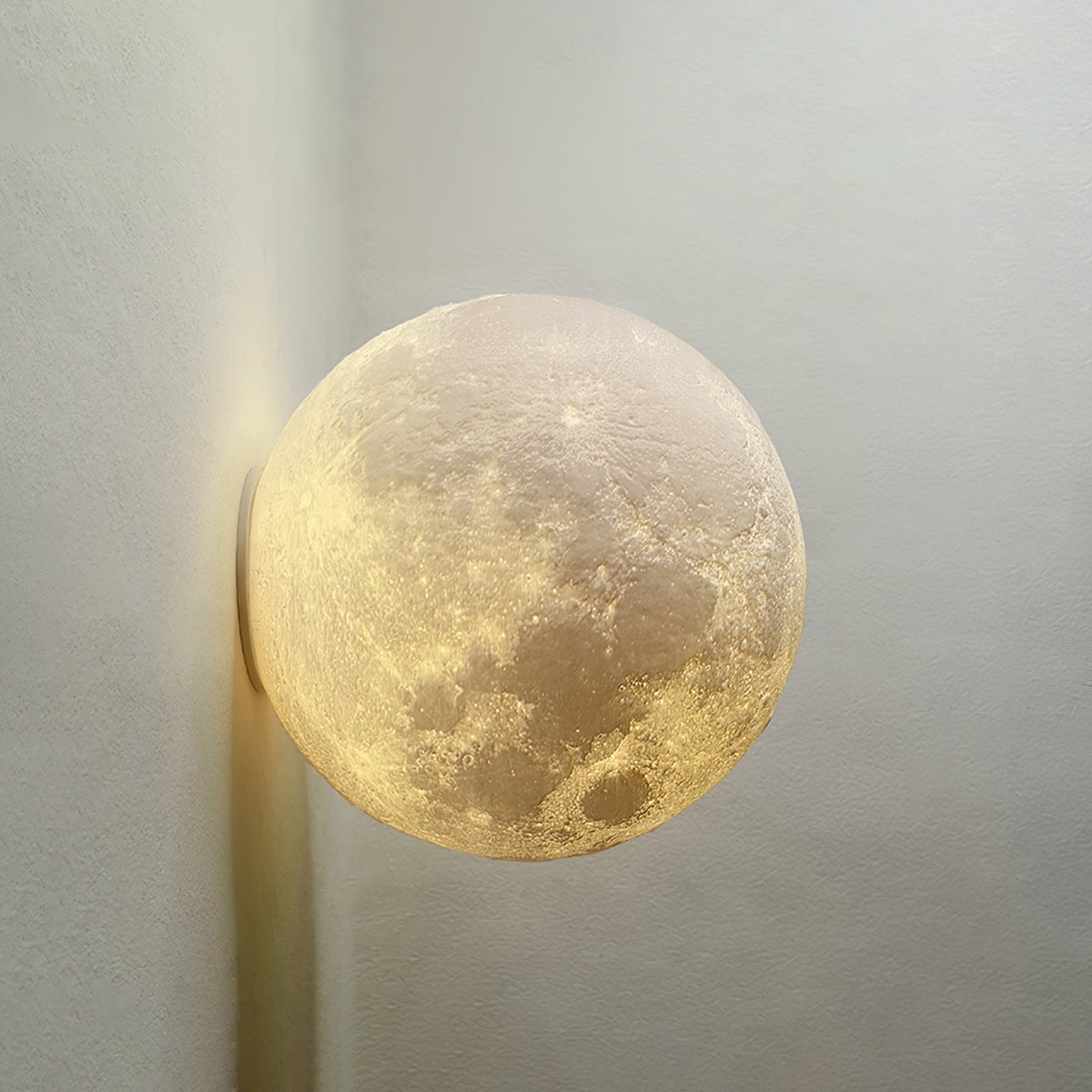 Brivel aplique de pared nórdico Art Moon 3D plástico