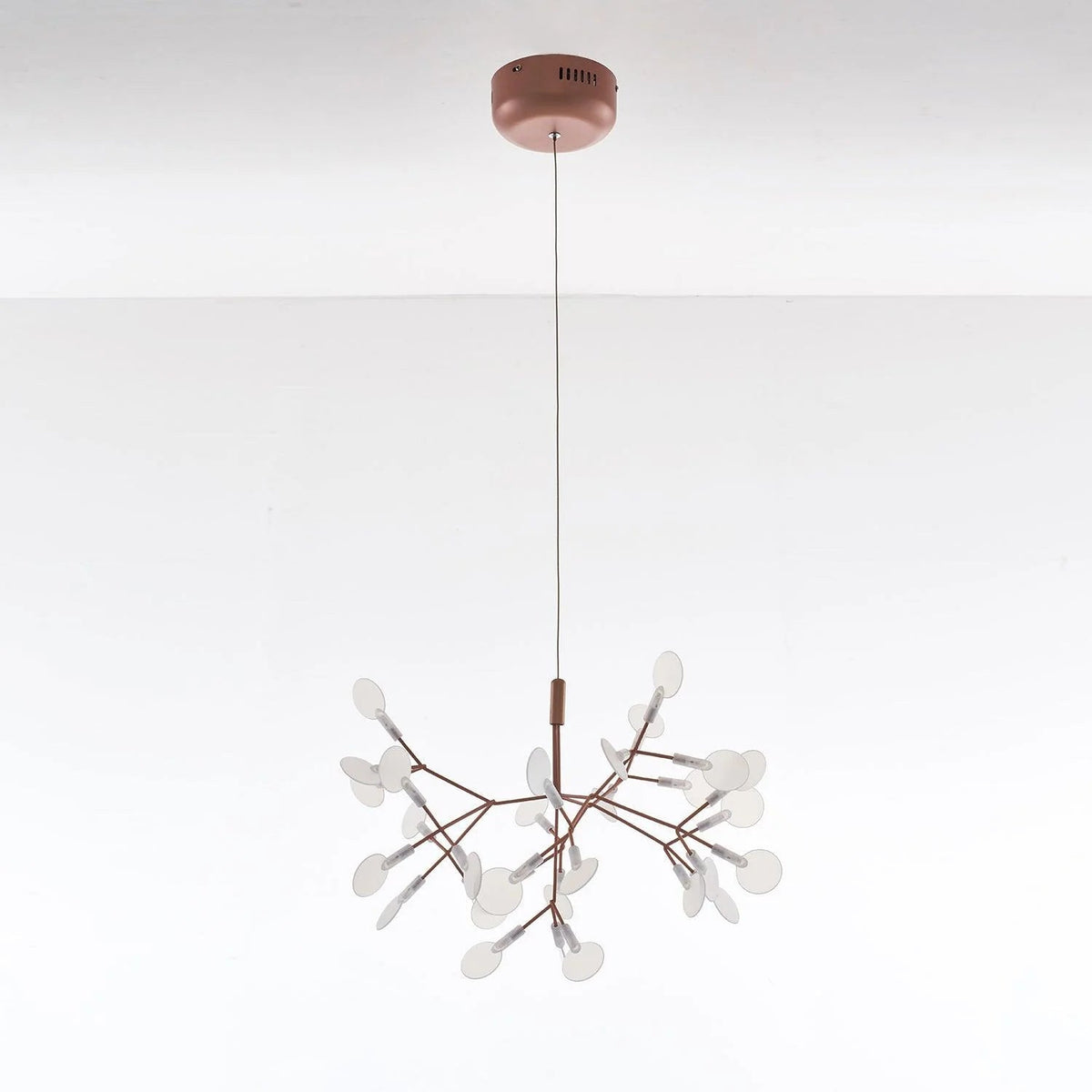Olivia Lámpara de Araña Única Estilo Sputnik Art Decó Luciérnaga