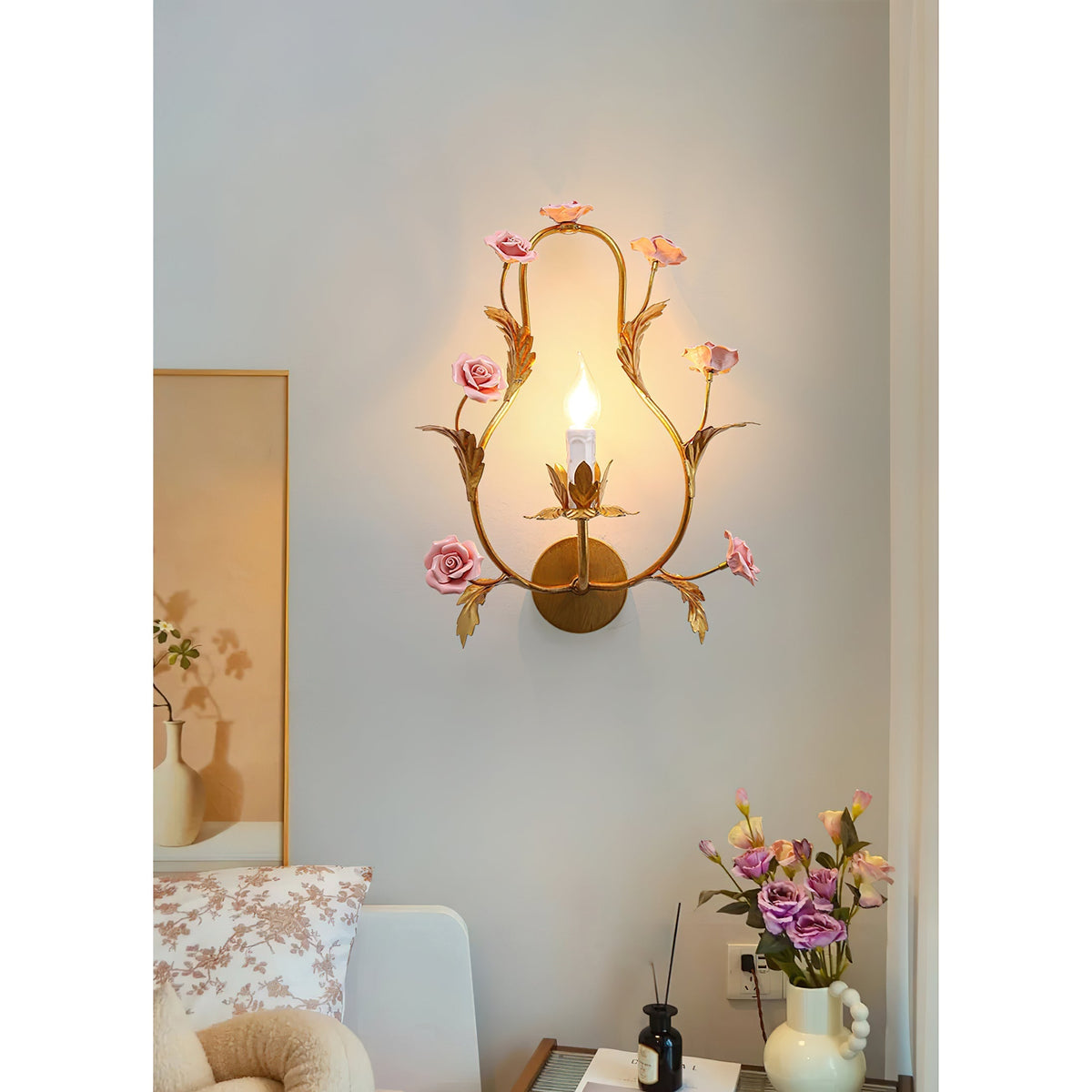 Rosea aplique de pared