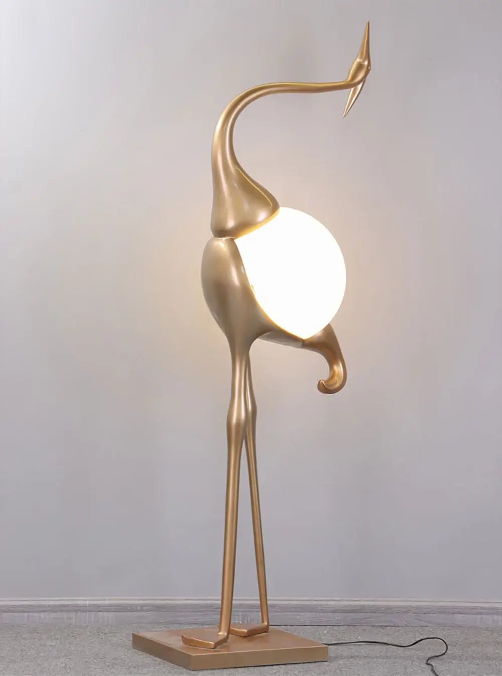 Uraearae aplique de pared con forma de grulla