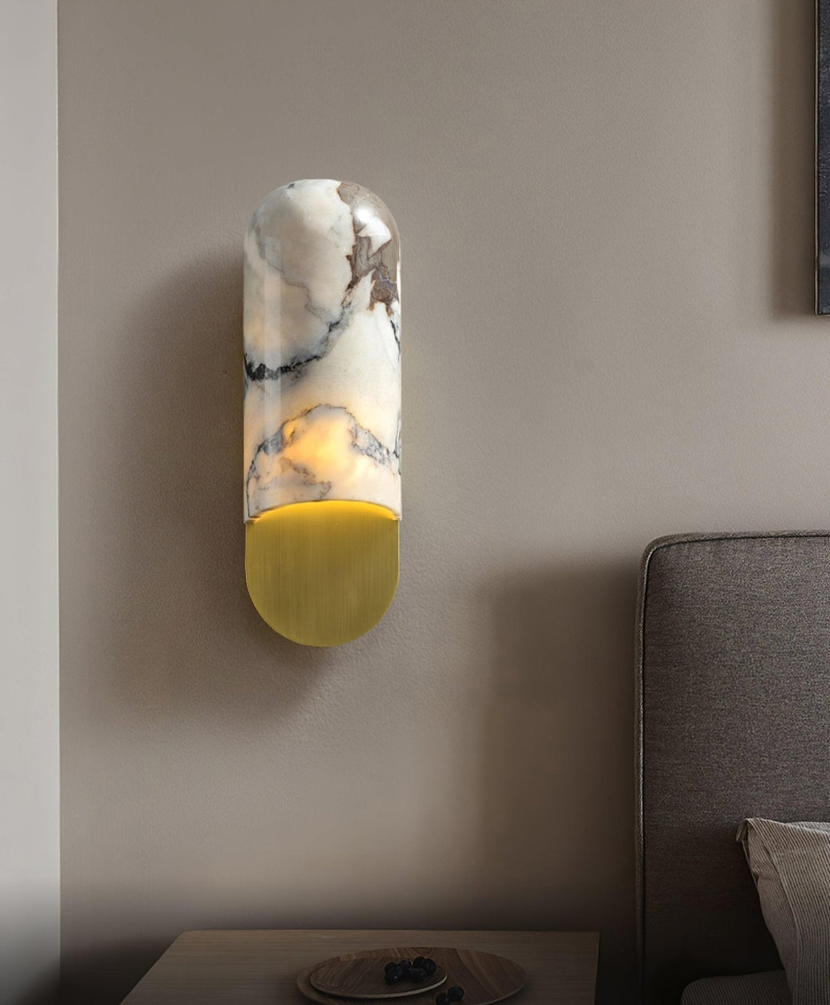Elaisira aplique de pared con acabado elegante