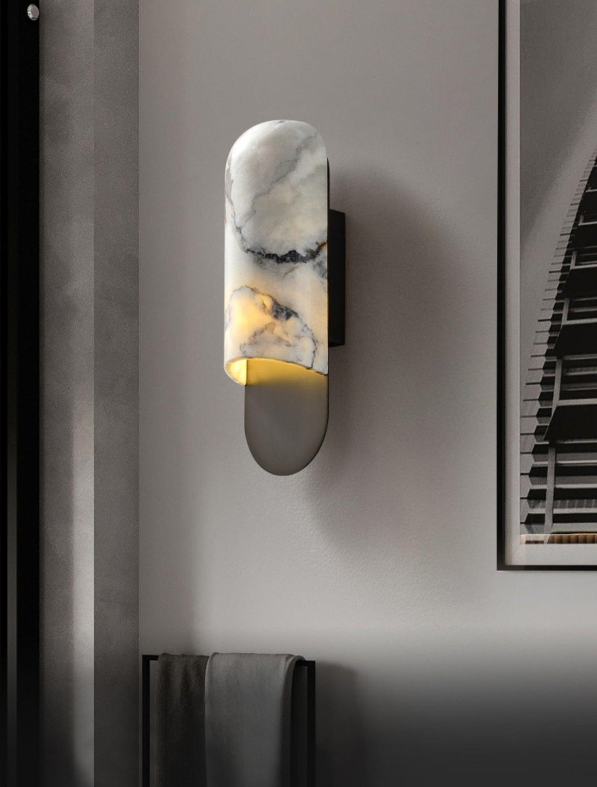 Elaisira aplique de pared con acabado elegante