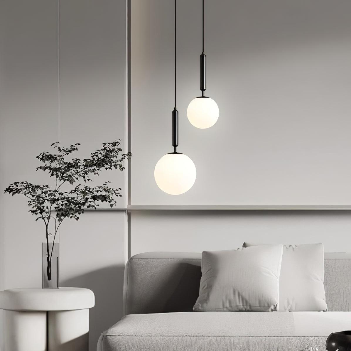Orbita lámpara colgante minimalista de latón