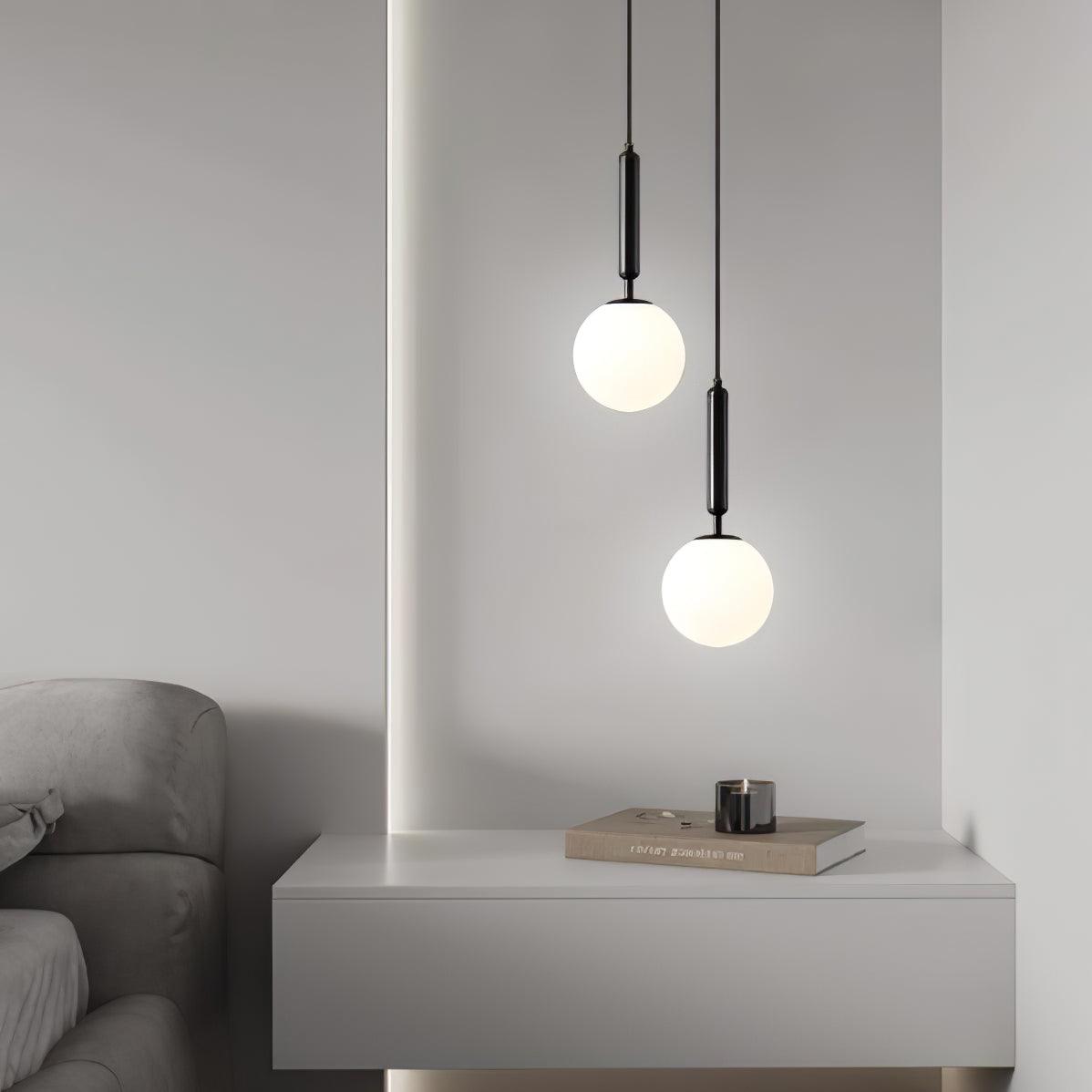 Orbita lámpara colgante minimalista de latón