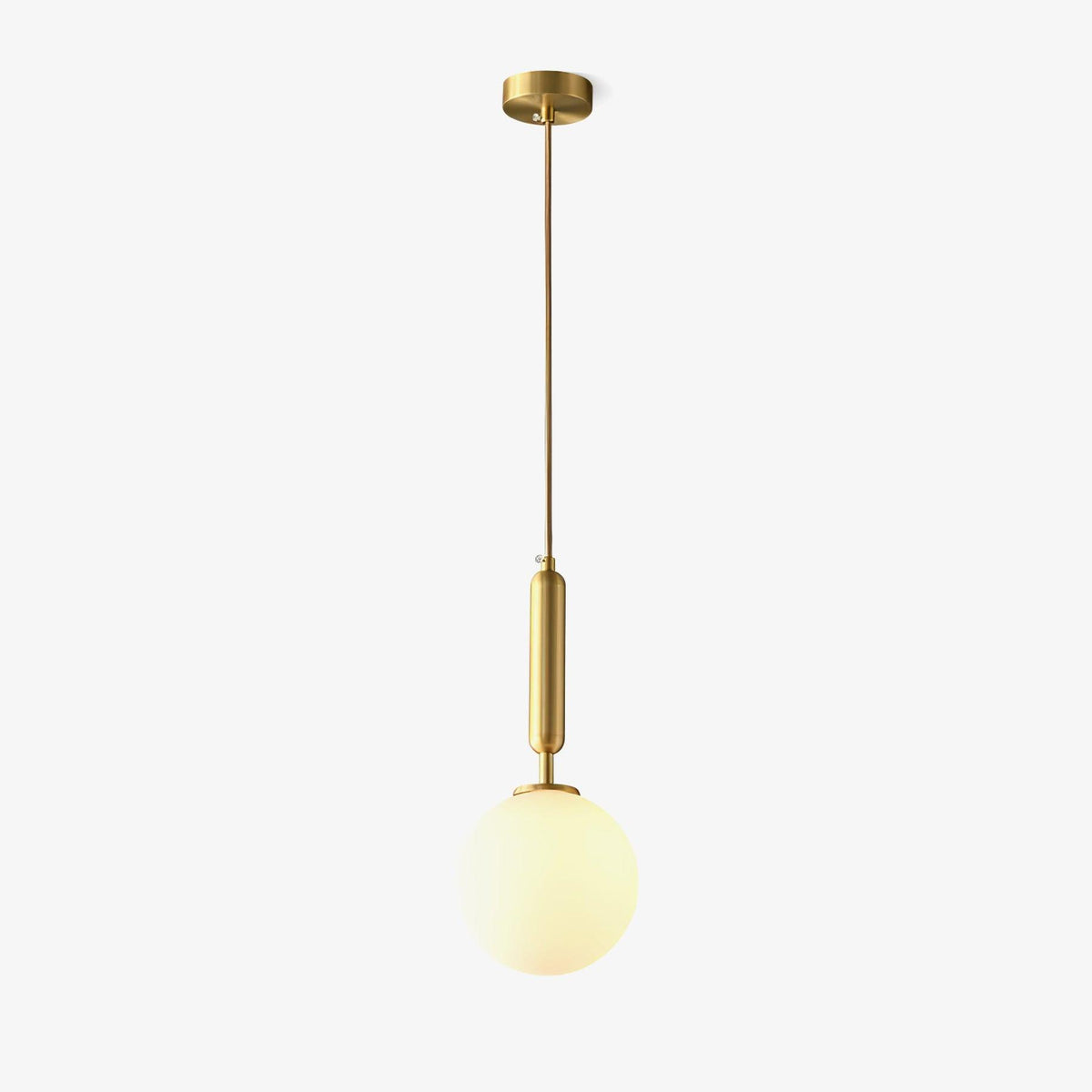 Orbita lámpara colgante minimalista de latón