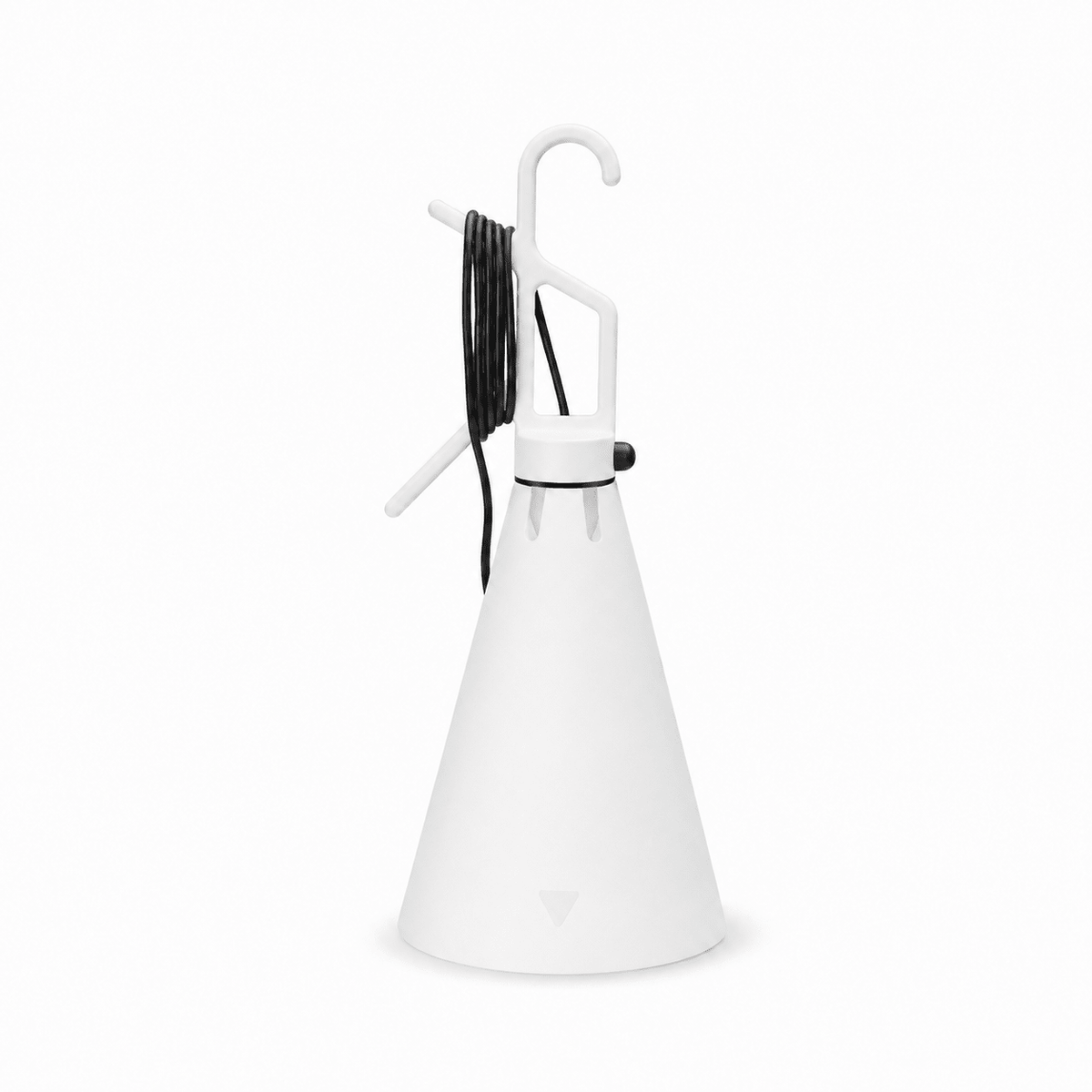 Hook lámpara de mesa con mango en forma de cono