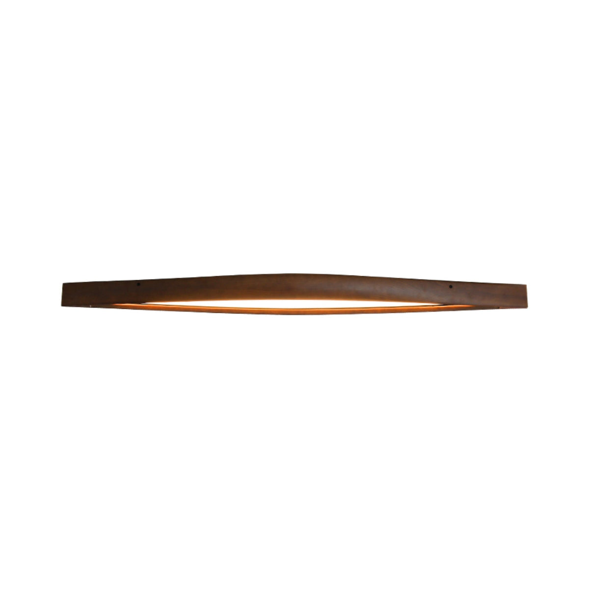 Alnoreth lámpara de techo Horizon lineal nórdica de madera