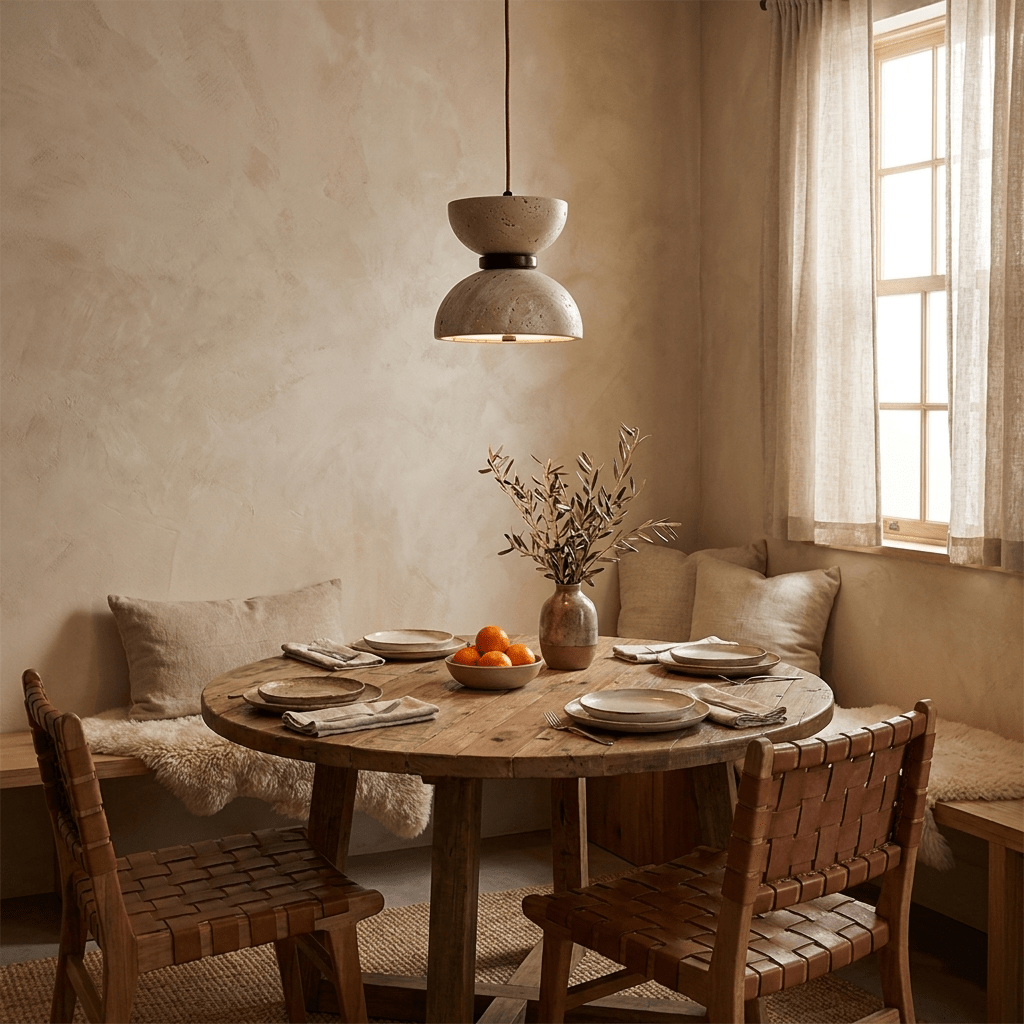 Tavareria lámpara colgante Hourglass travertino