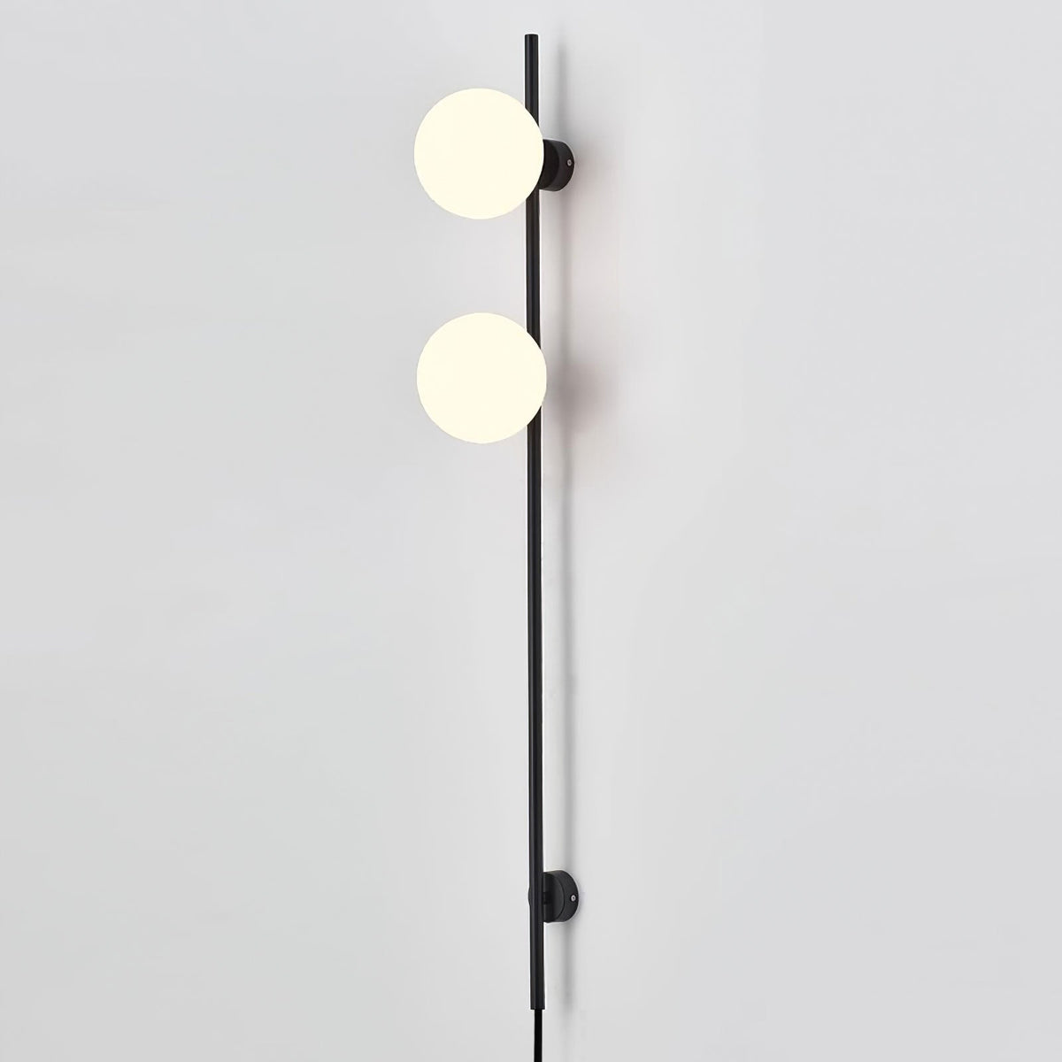 Evshaora aplique de pared moderno minimalista de vidrio