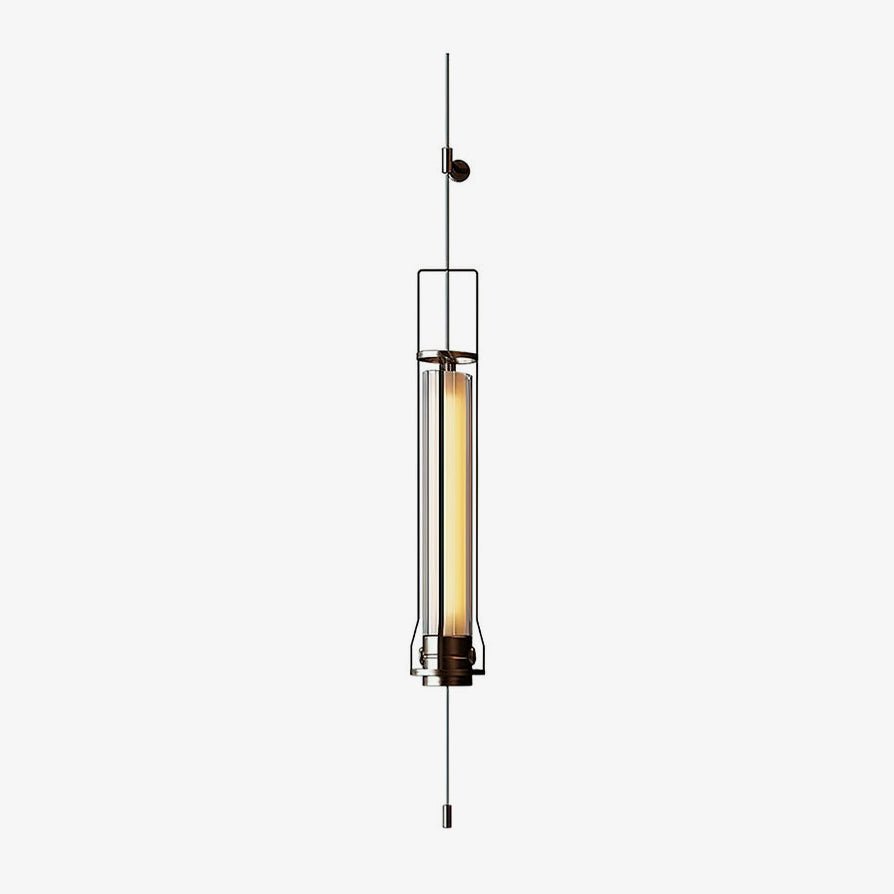 Lioralora aplique de pared moderno minimalista en vidrio cilíndrico