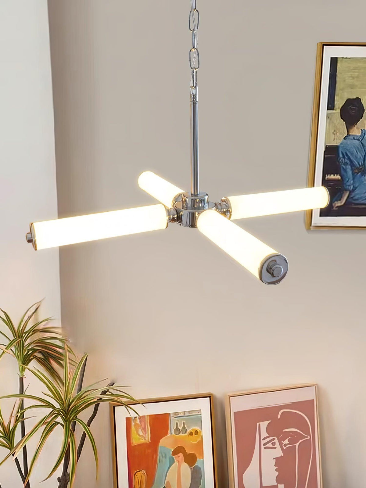 Zoliria lámpara de araña moderna minimalista LED de vidrio