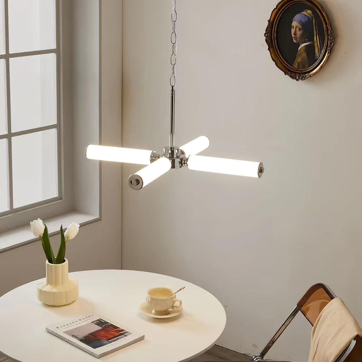 Zoliria lámpara de araña moderna minimalista LED de vidrio