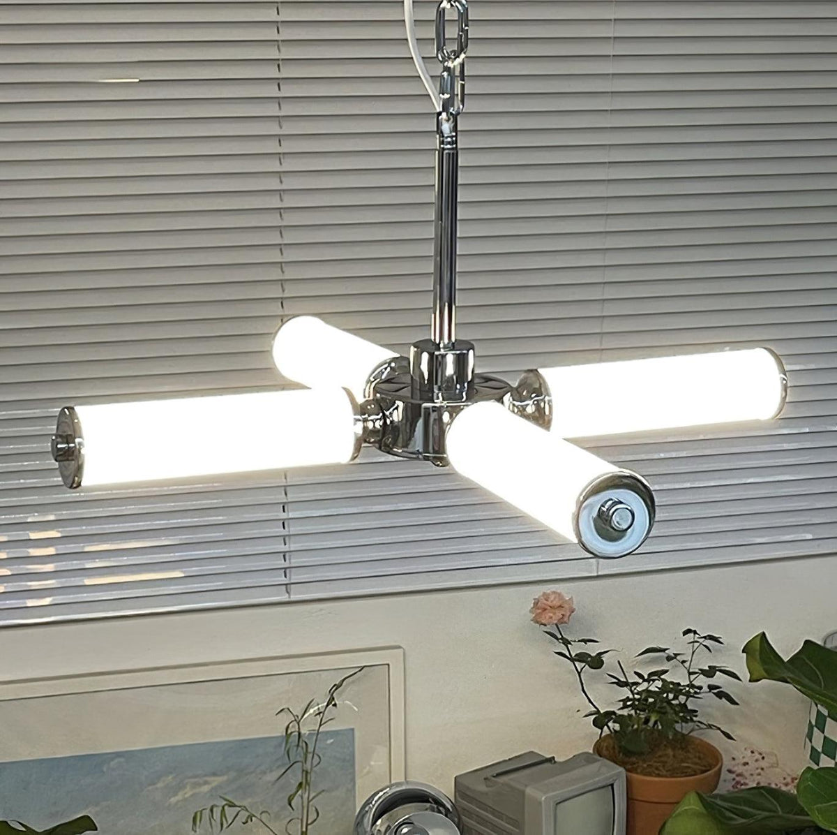 Zoliria lámpara de araña moderna minimalista LED de vidrio
