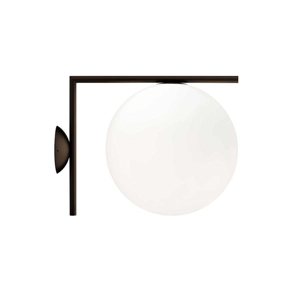 Joanna aplique de pared moderno minimalista en vidrio soplado opalino