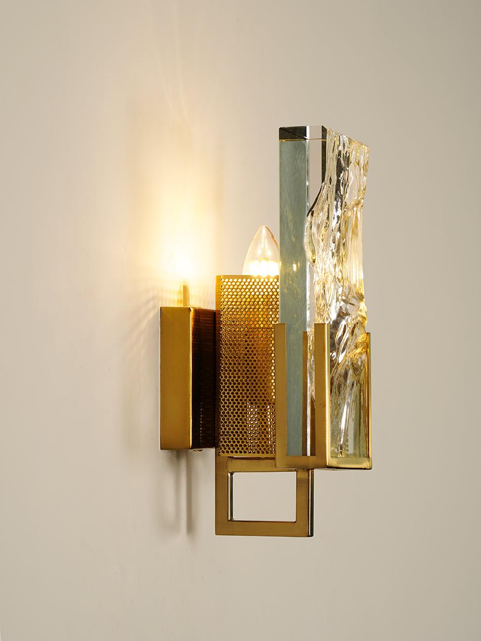 Ivenen aplique de pared Art elegancia cristal único de hielo