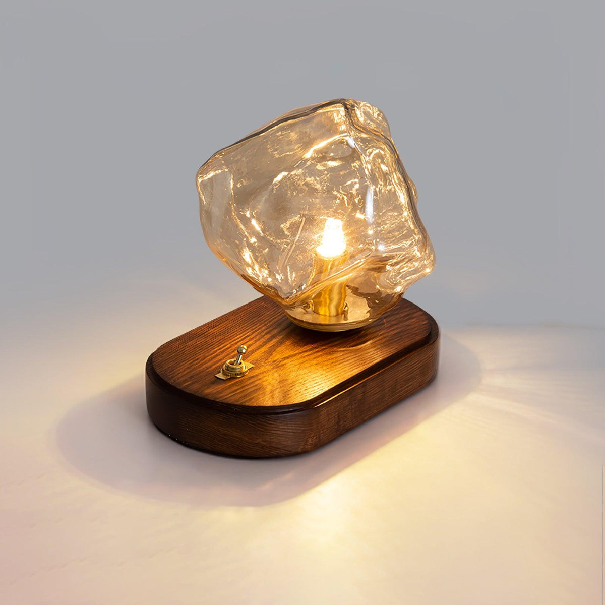 Maris lámpara de mesa artística de madera