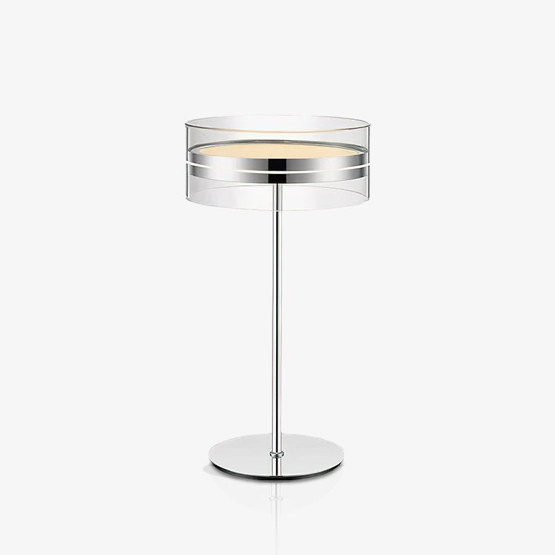 Lioreette lámpara de mesa en cromo y vidrio