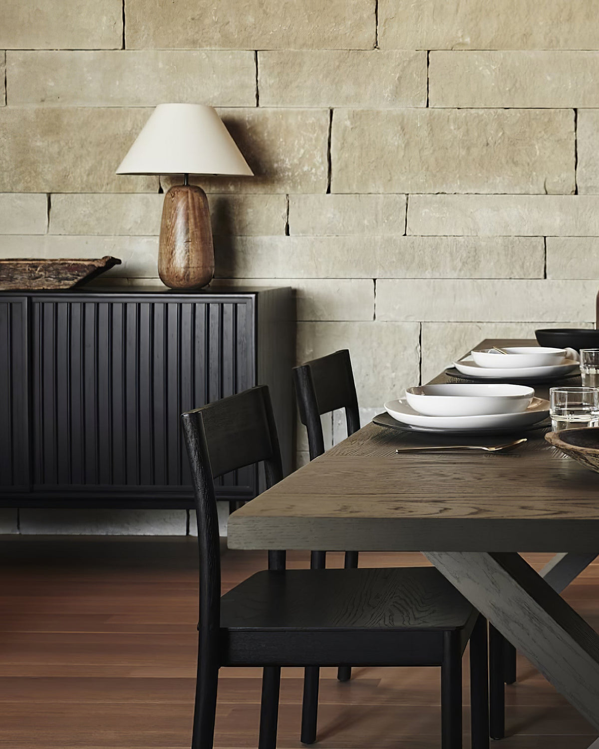 Lindenier lámpara de mesa de madera