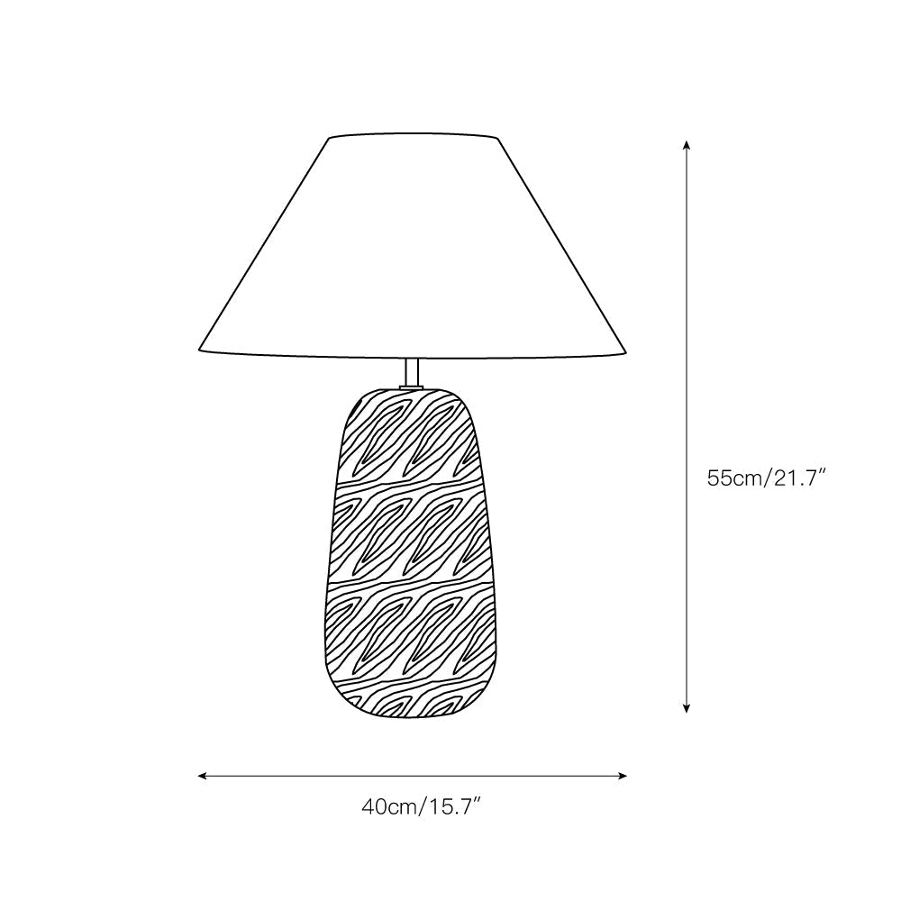 Lindenier lámpara de mesa de madera