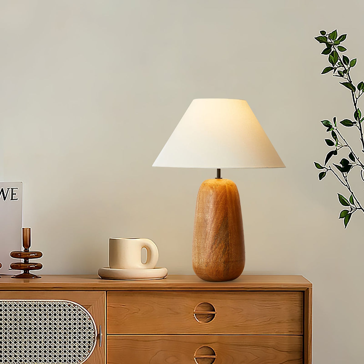 Lindenier lámpara de mesa de madera