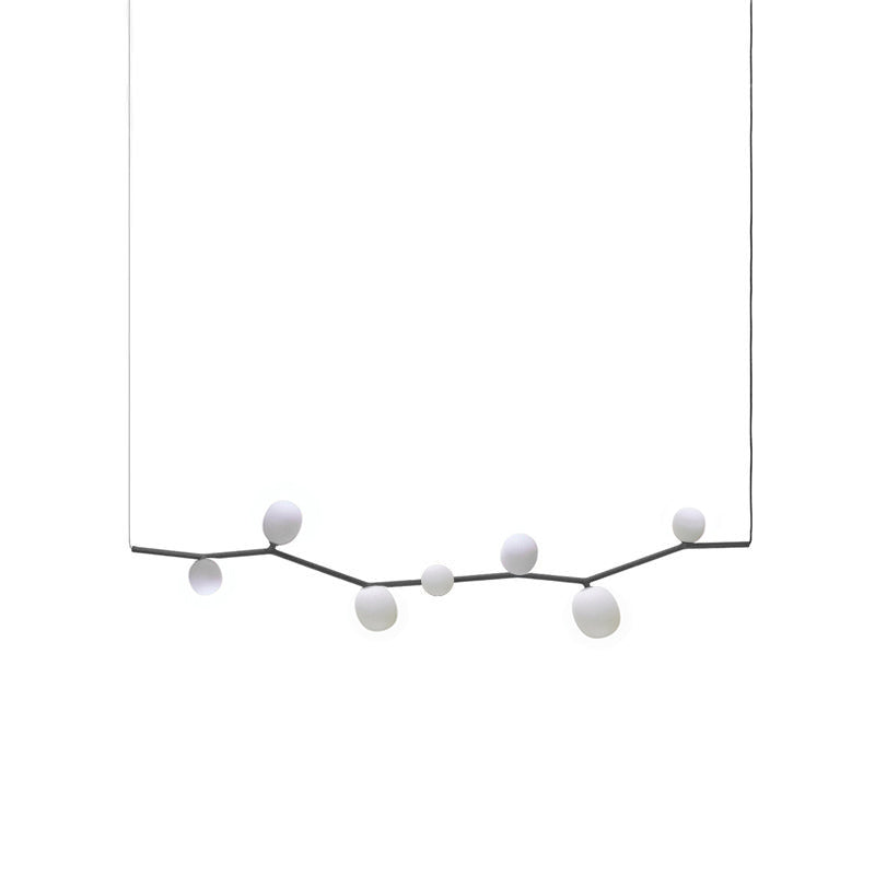 Evmirion Lámpara Colgante Vidrio Moderno Horizontal
