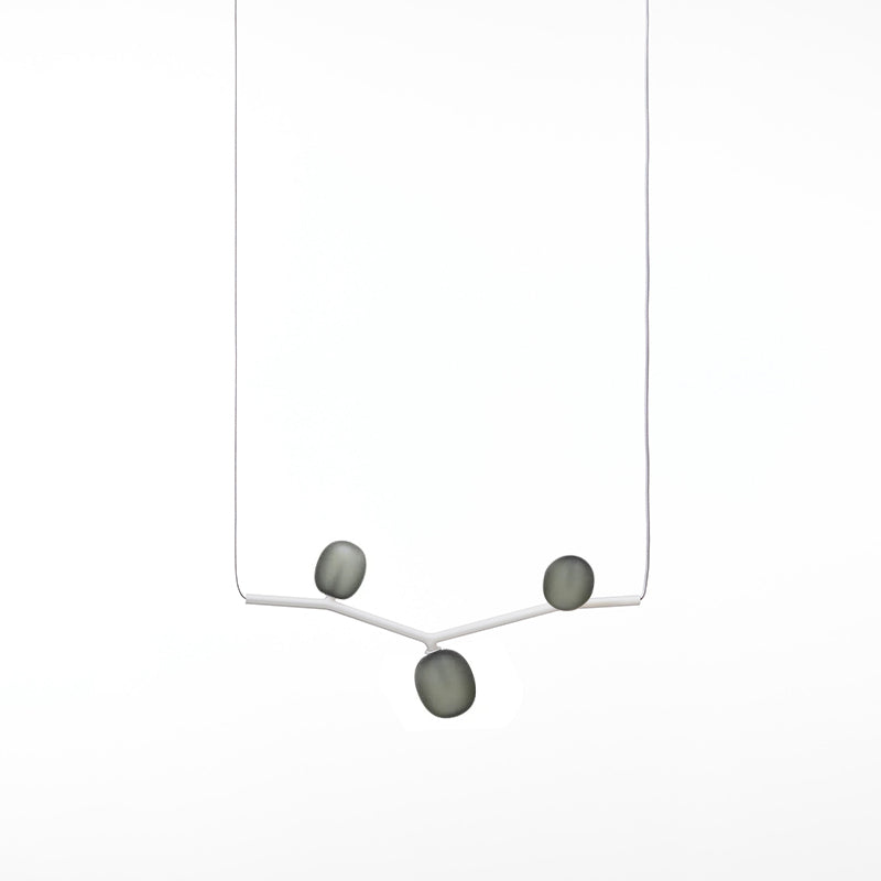 Evmirion Lámpara Colgante Vidrio Moderno Horizontal