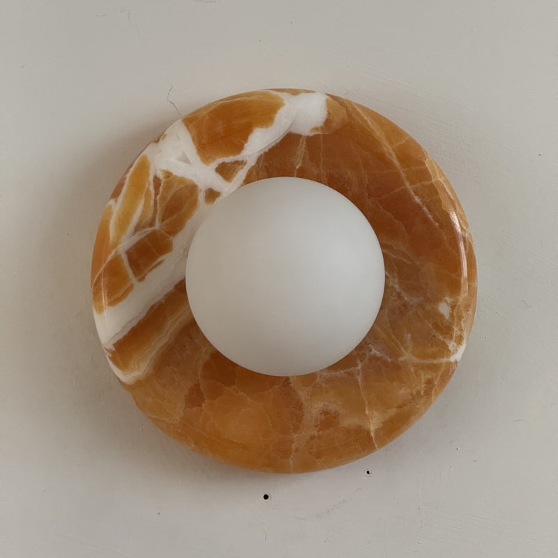 Renisenne aplique de pared en ónix amarillo