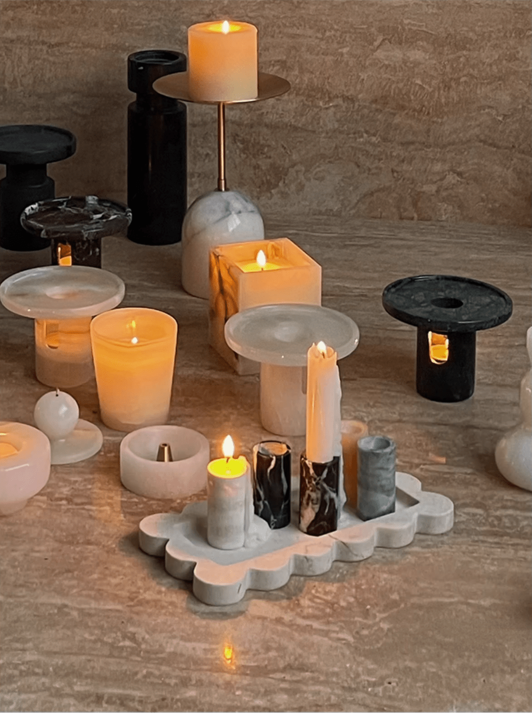 Cireian Jade Holder de Velas