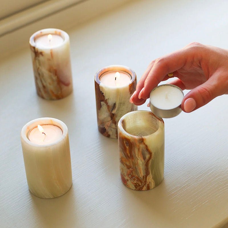Cireian Jade Holder de Velas