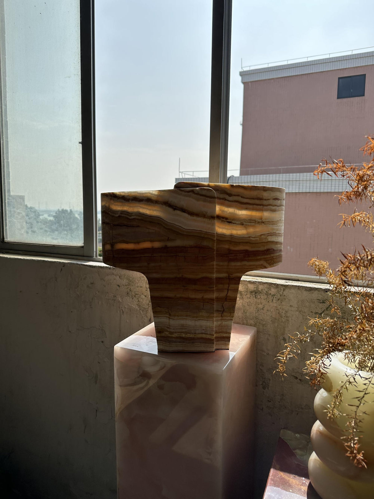 Siaria lámpara de mesa con textura