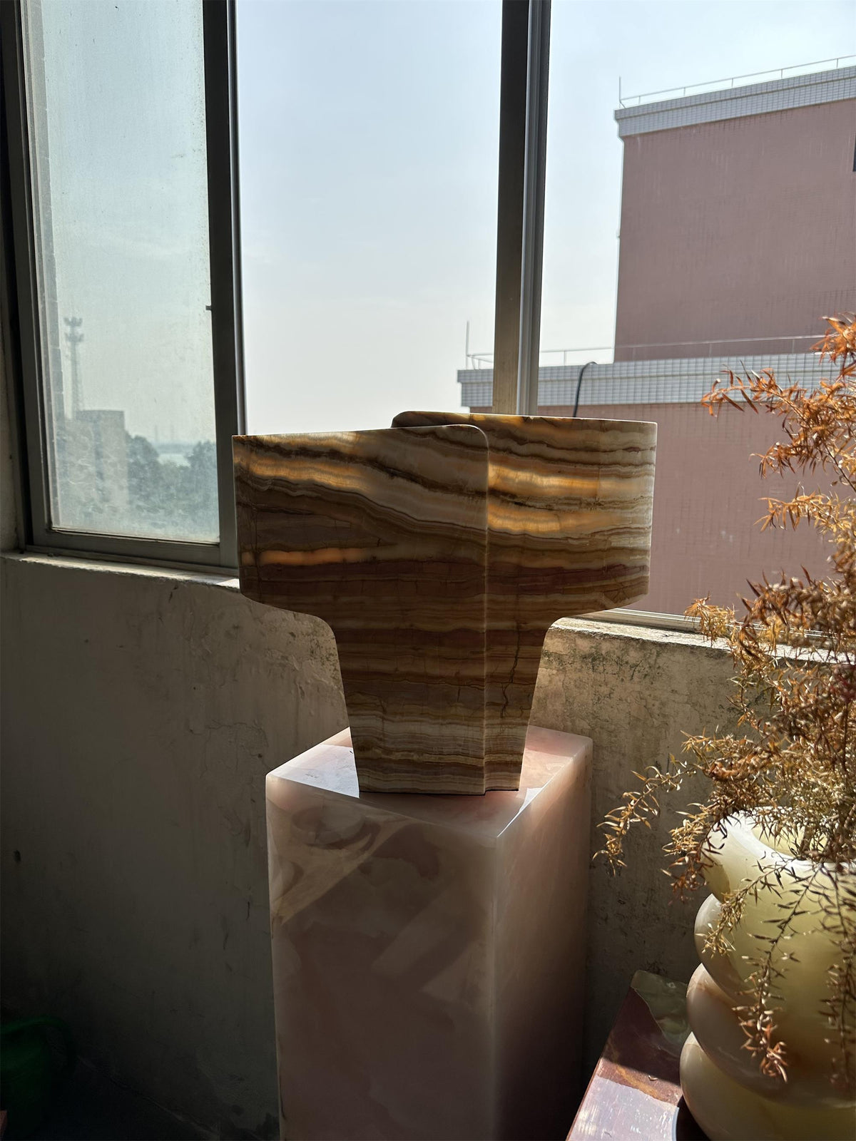 Siaria lámpara de mesa con textura