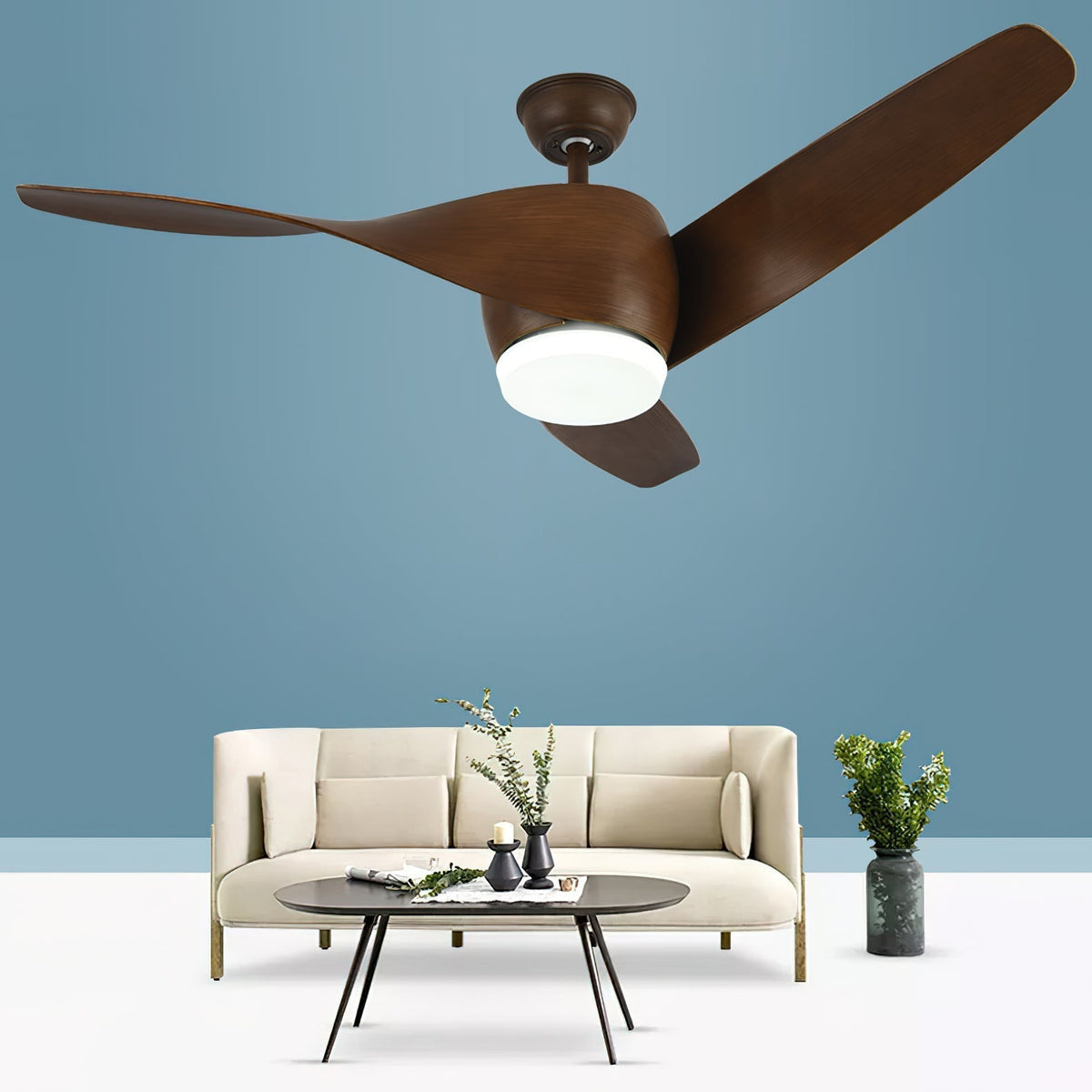 Liororeon ventilador de techo con luz
