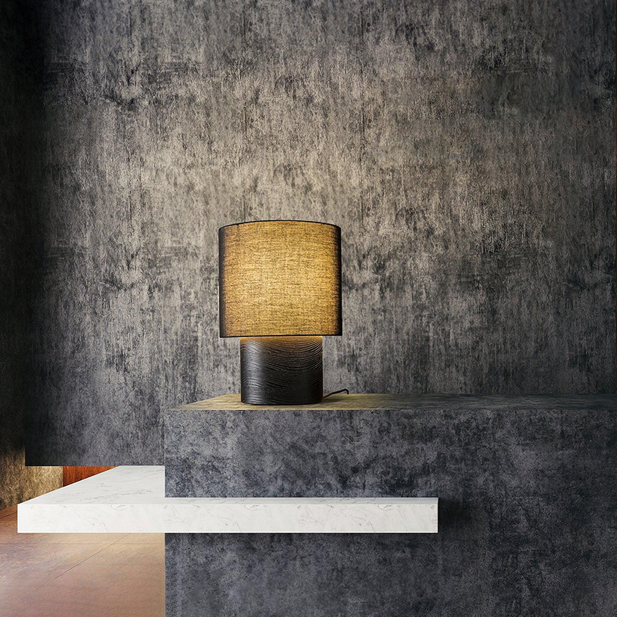 Alvira lámpara de mesa de madera