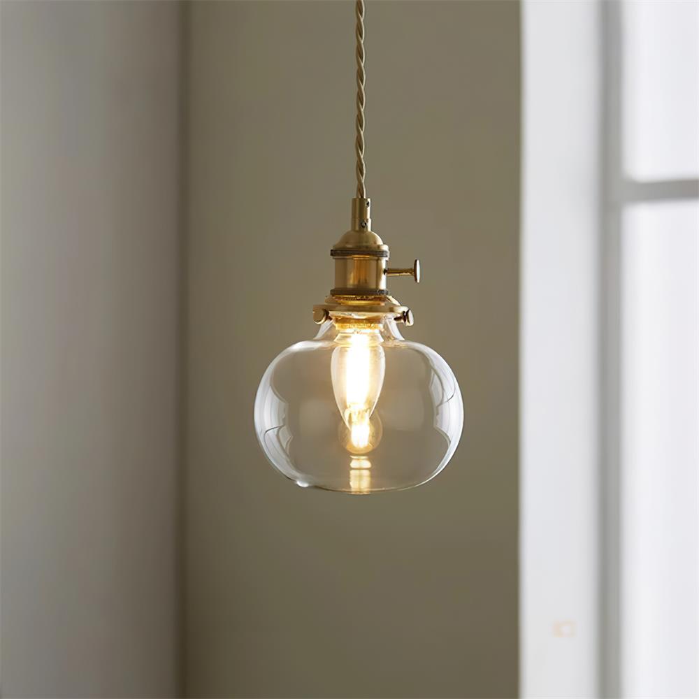 Kexo lámpara colgante de vidrio transparente