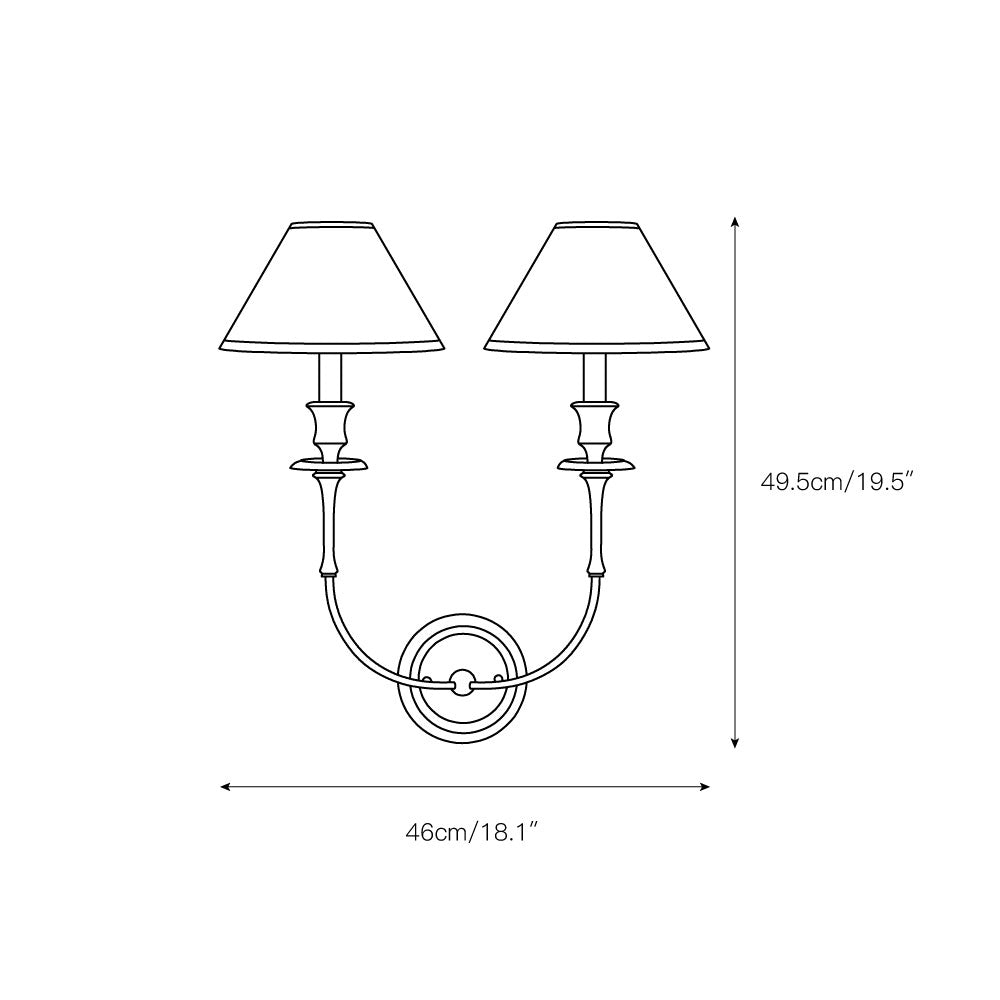 Viraarine aplique de pared