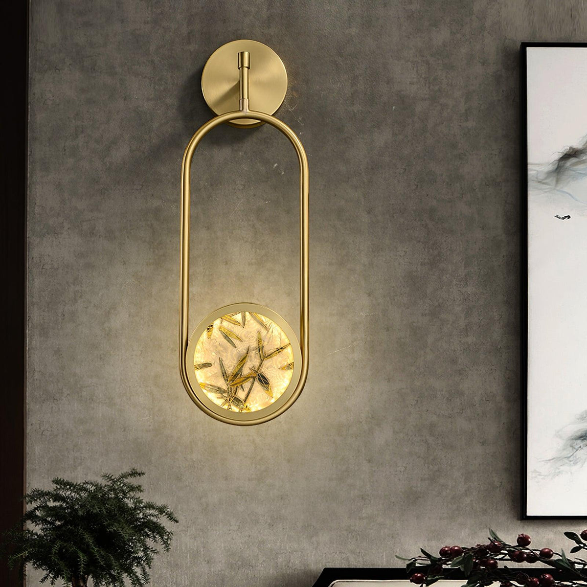 Casaraine aplique de pared Luxe en latón