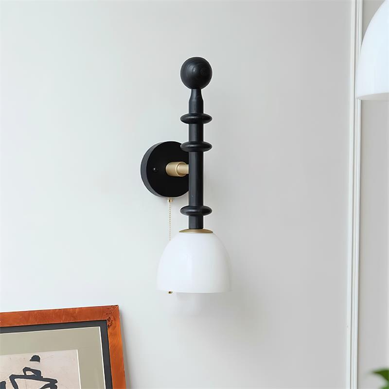 Aldorelia aplique de pared moderno de madera