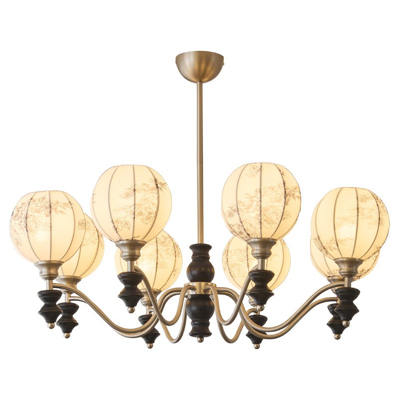 Osilan lámpara de araña Elegancia tradicional vintage de madera