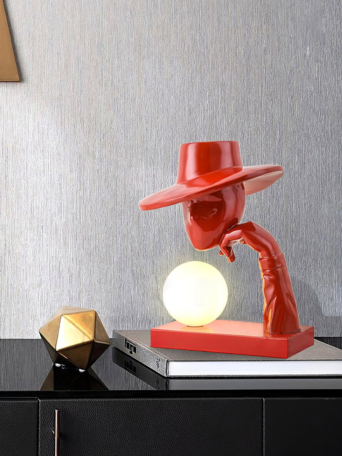 Cisoril lámpara de mesa escultórica de cerámica para escritorio