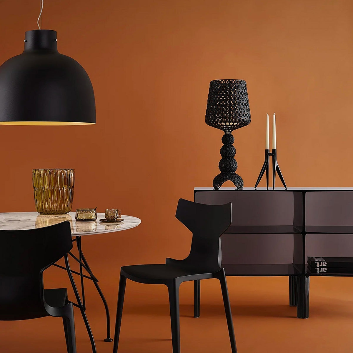 Lilah lámpara de mesa de acrílico de lujo