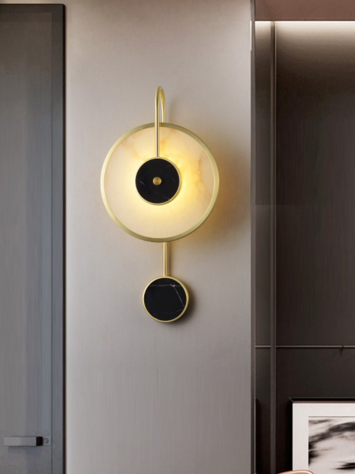 Merdin aplique de pared alabastro