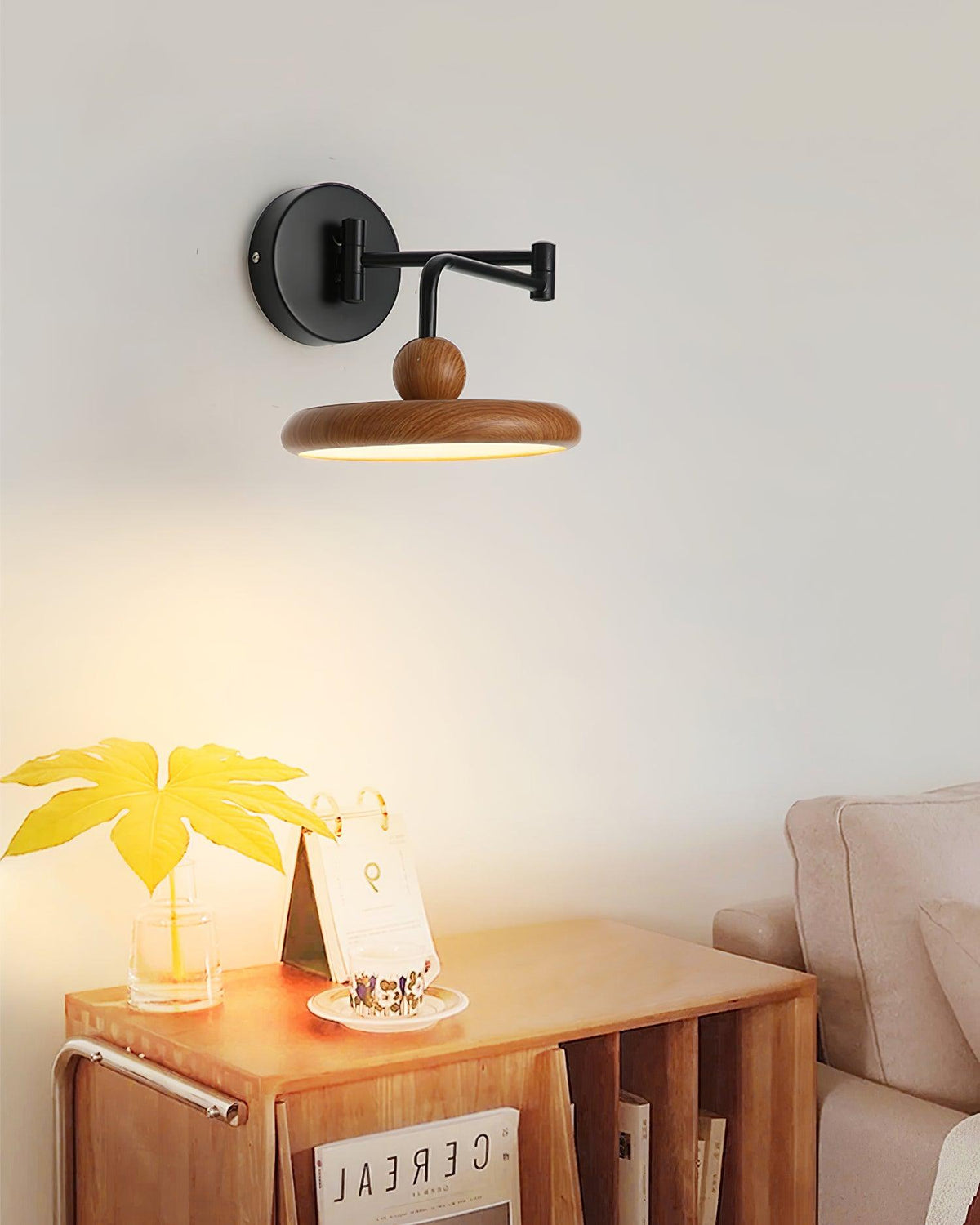 Nella Madera Pared Luz